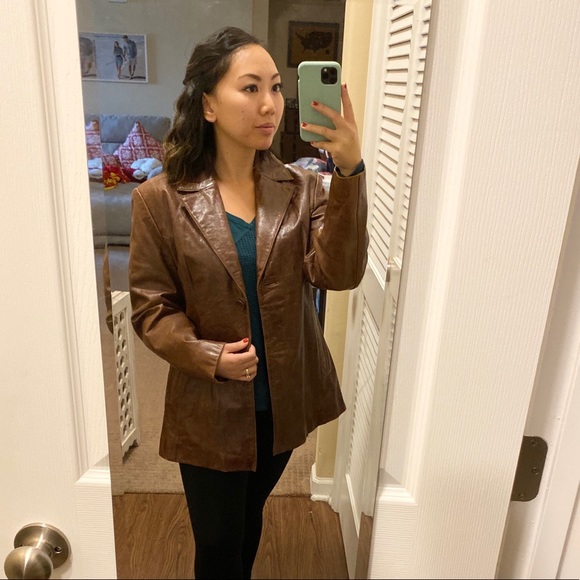 💫 BOGO Classic Vintage Leather Jacket - Picture 2 of 7